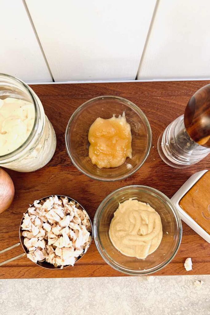 ingredients for chicken salad