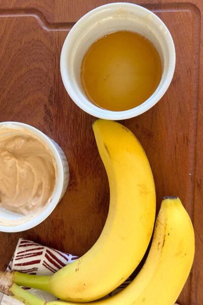 banana, yogurt, honey 