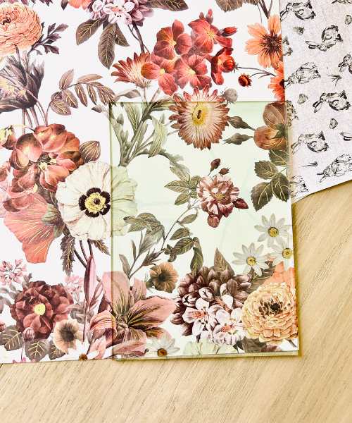 floral scrapbook paper