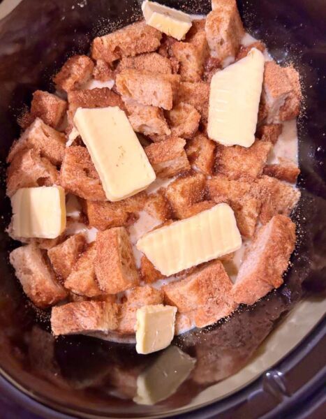 french toast ingredients in crock pot
