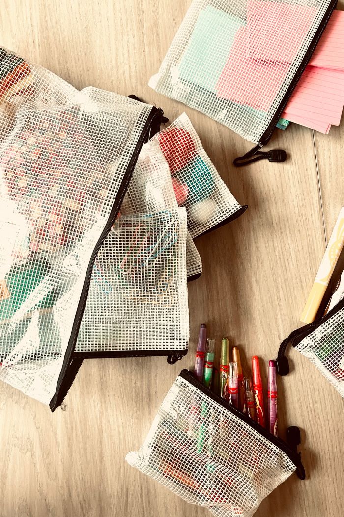organizer zipper bags