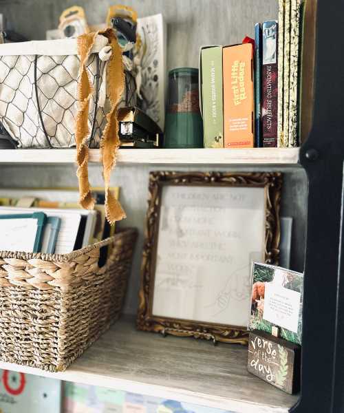 homeschool supply storage