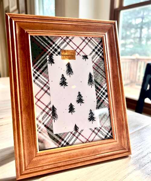 scrapbook paper decor