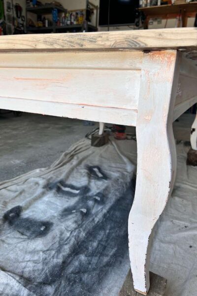 paint stripper on furniture