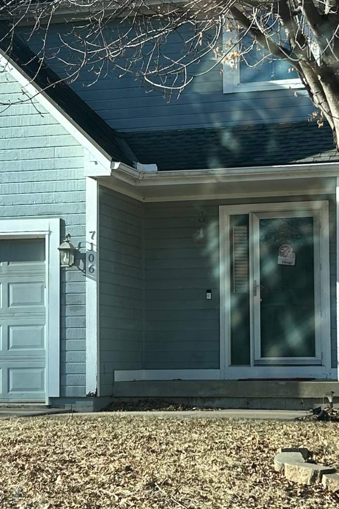 front porch of house