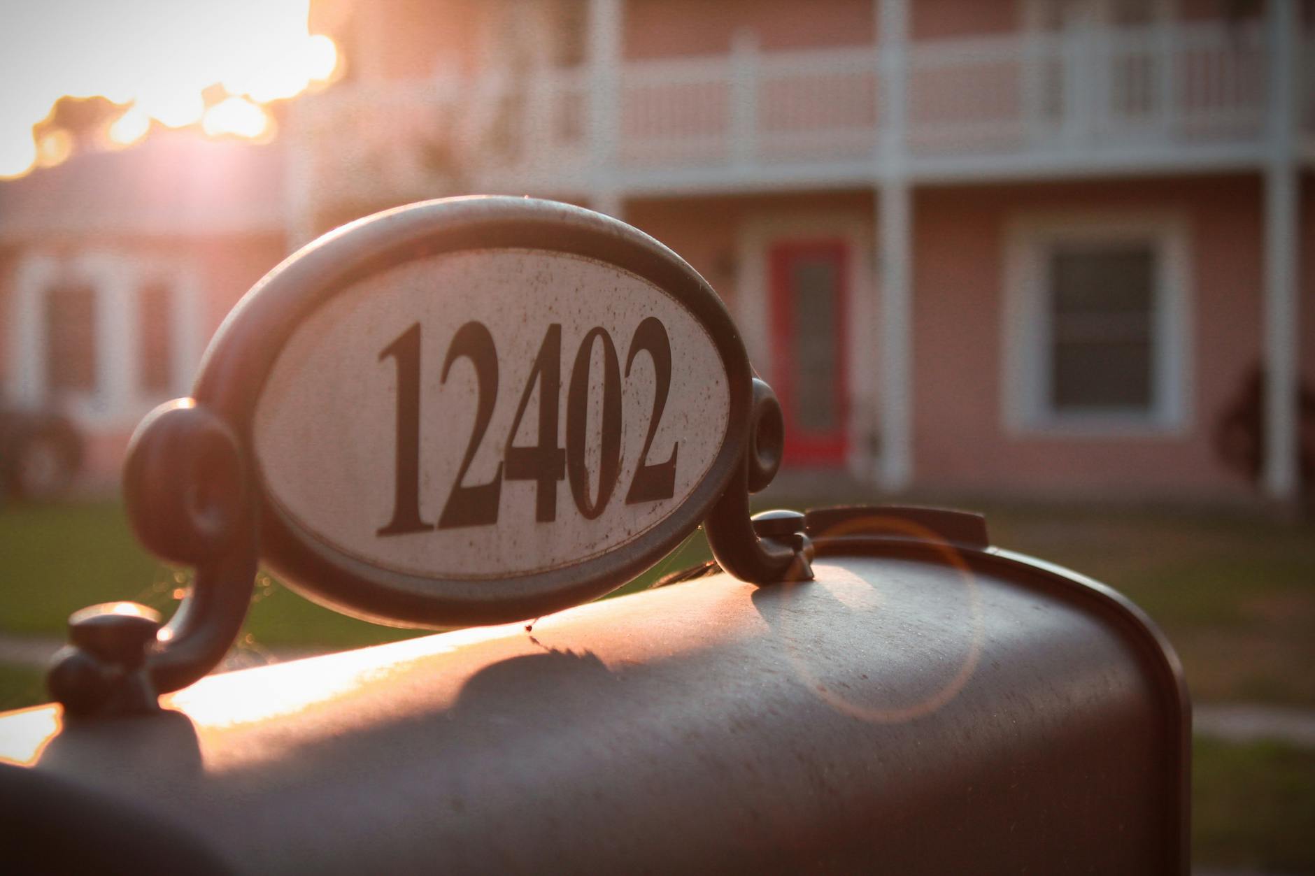 mailbox in front of house