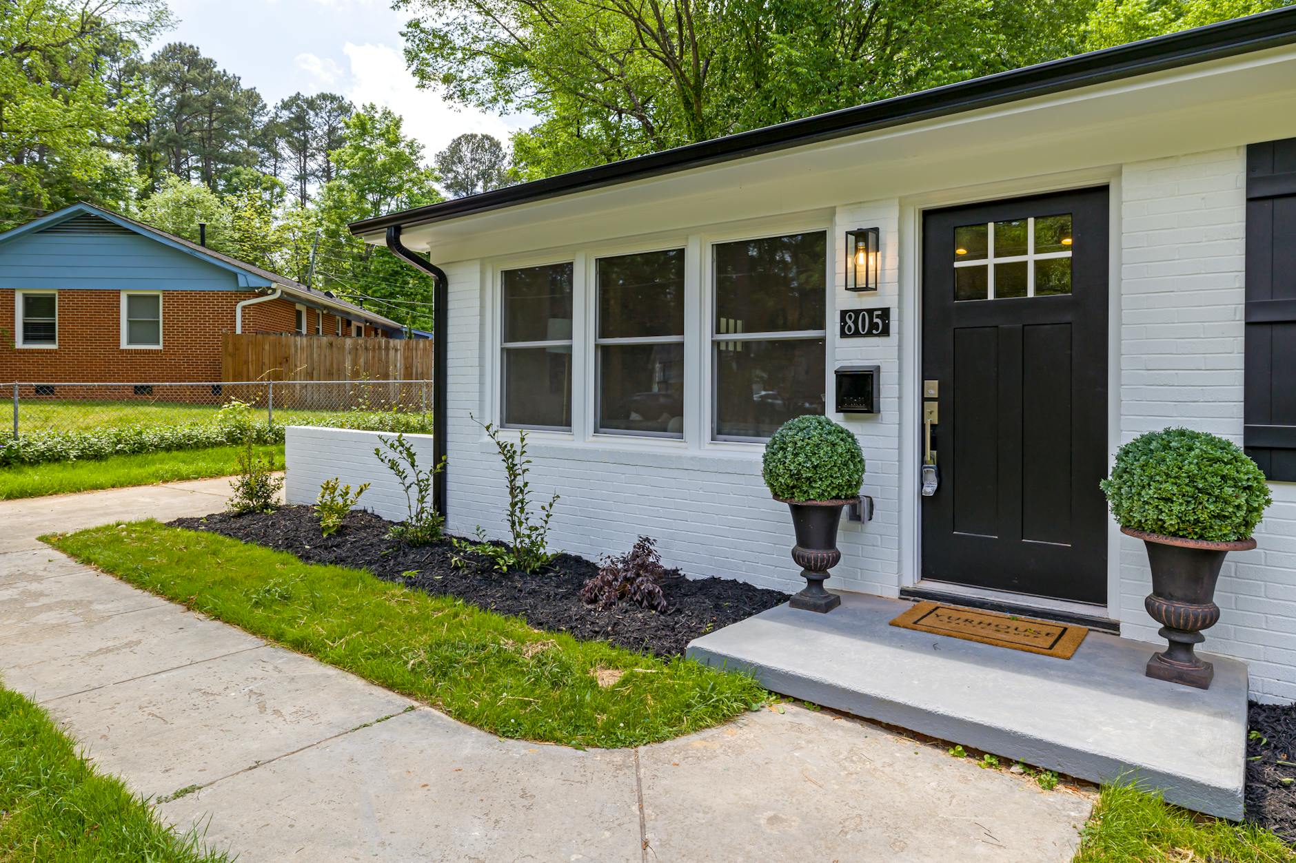front exterior of a family home