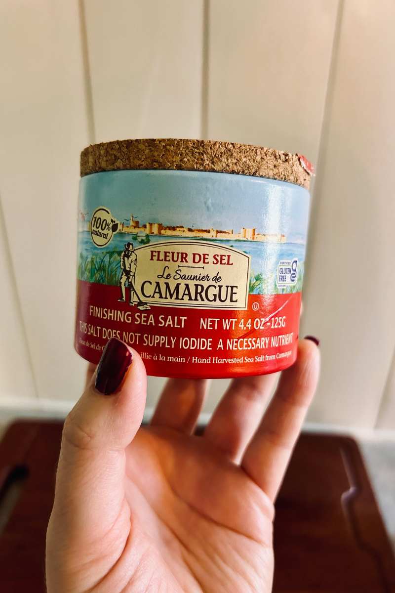 finishing sea salt
