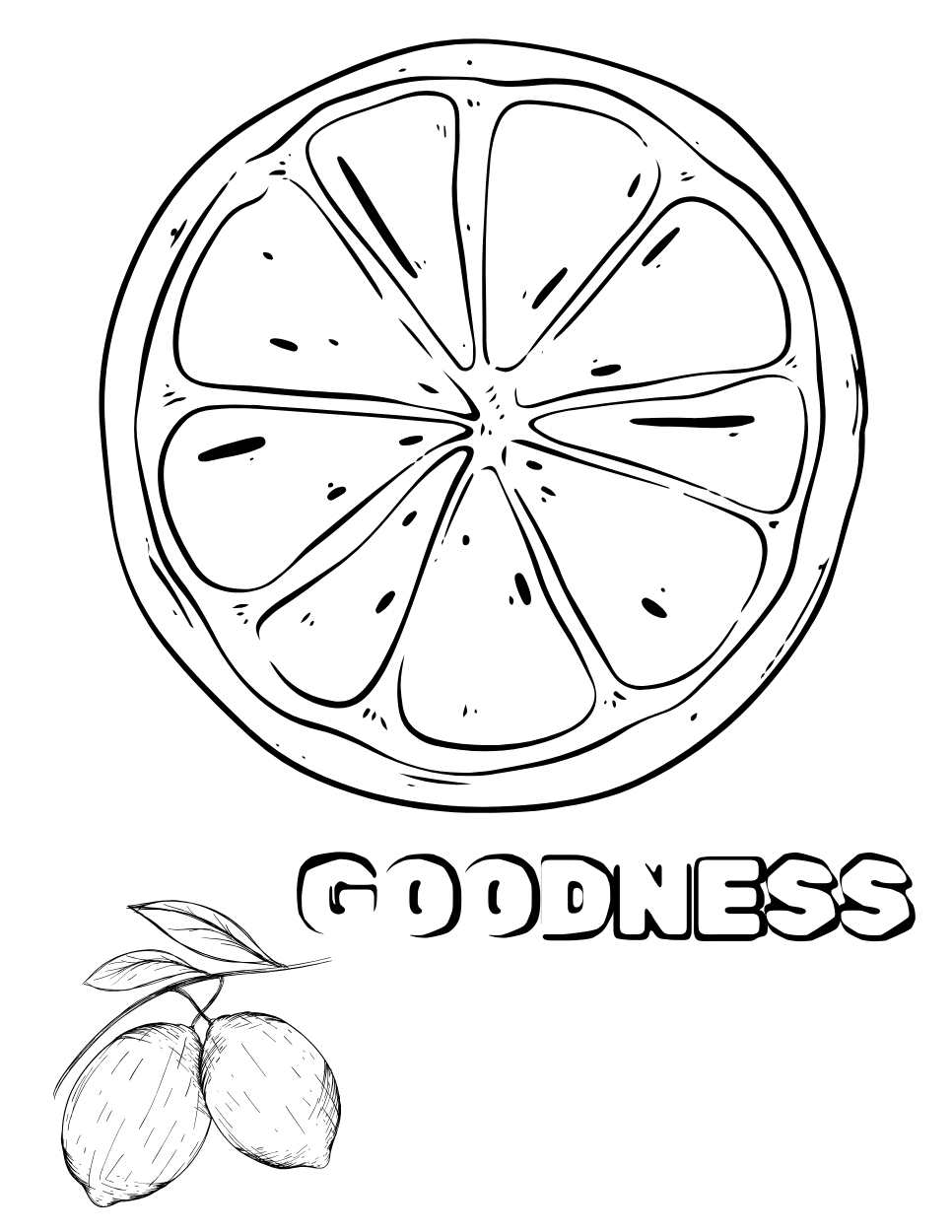 fruit of the spirit coloring page