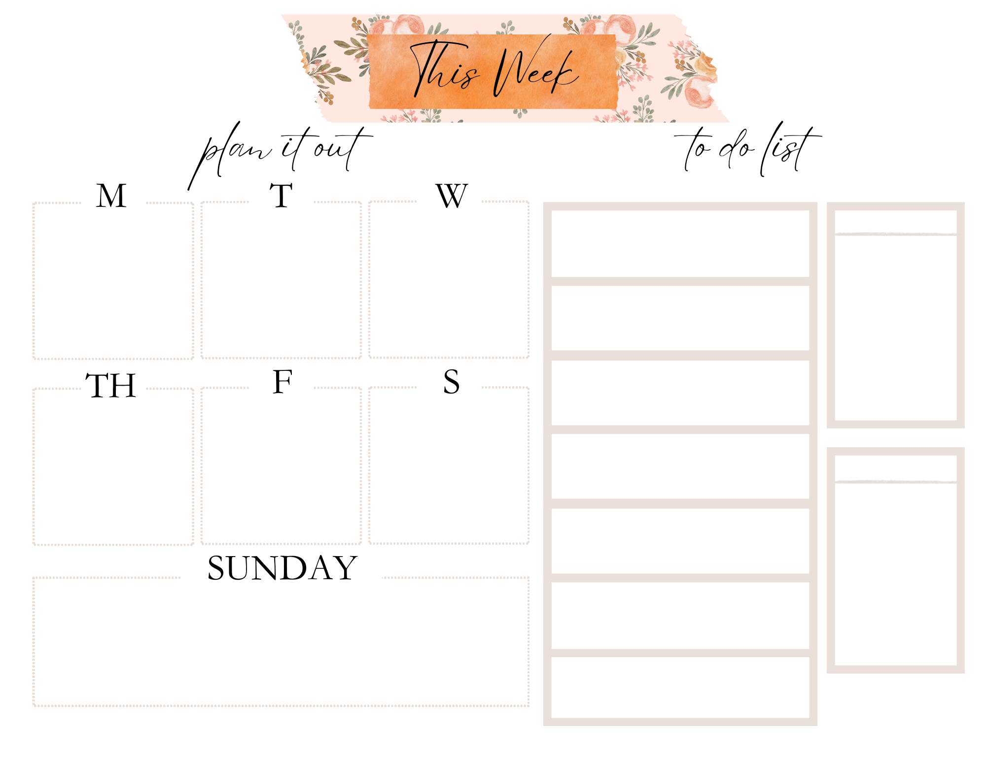 weekly planner image