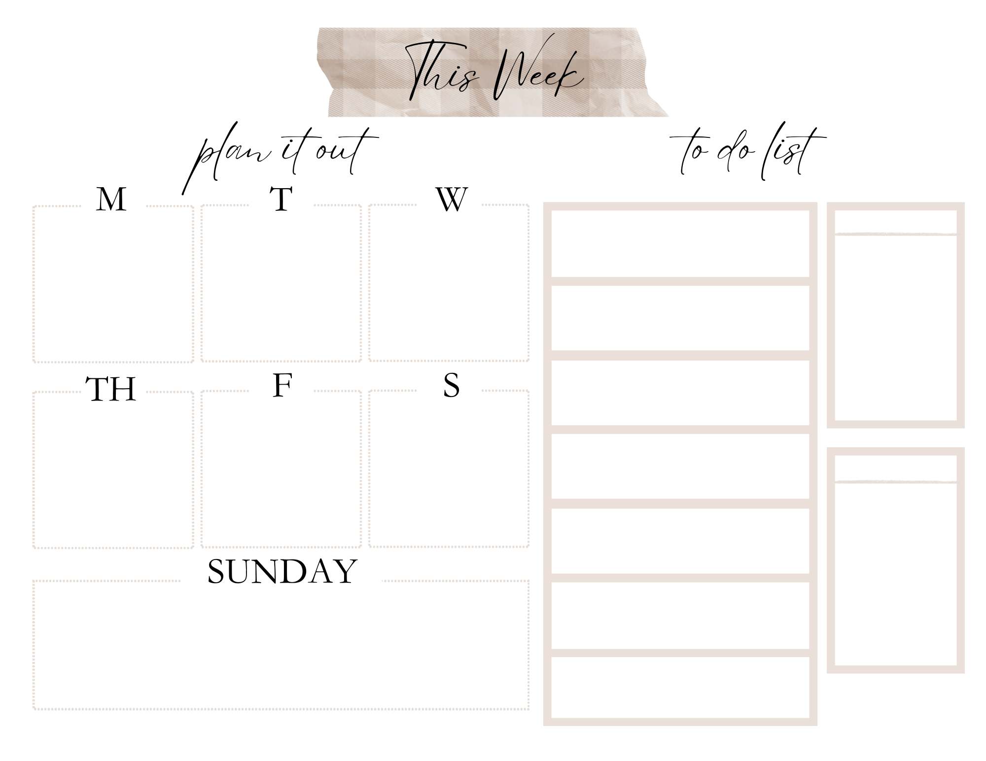 weekly planner image