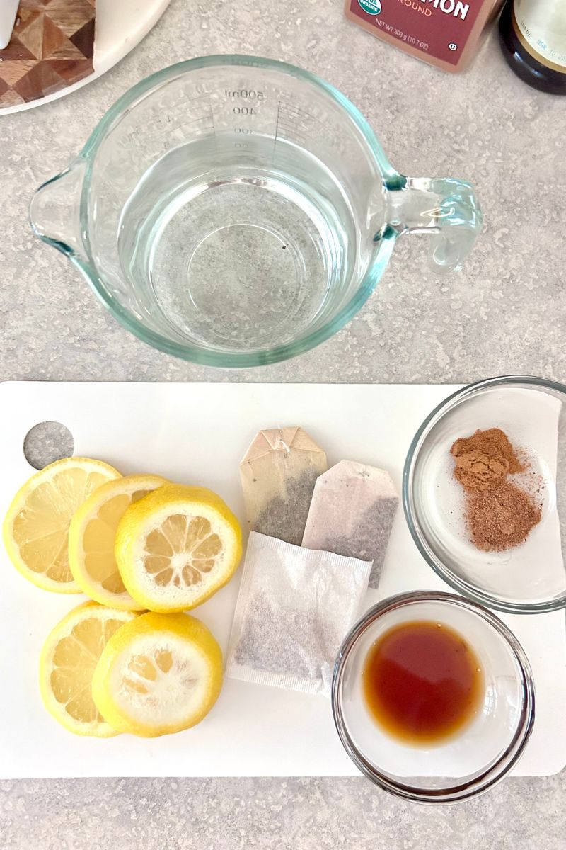 ingredients for stovetop fragrance