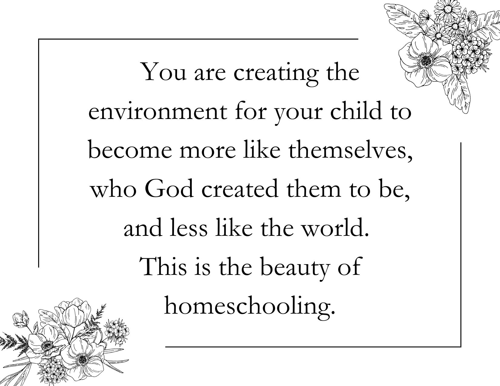 encouraging notecards for homeschool moms