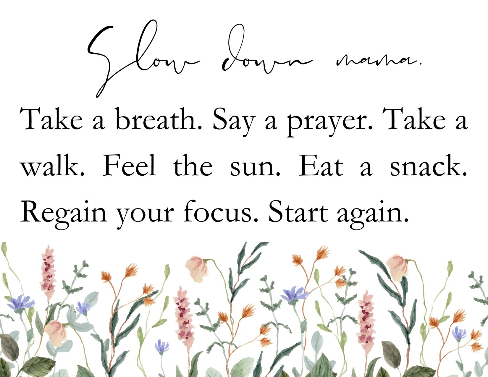 encouraging notecards for homeschool moms