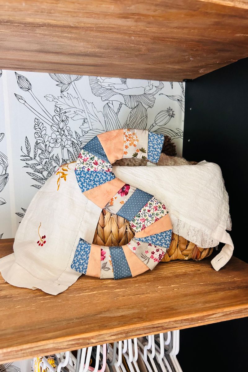 DIY fabric letter nursery decor