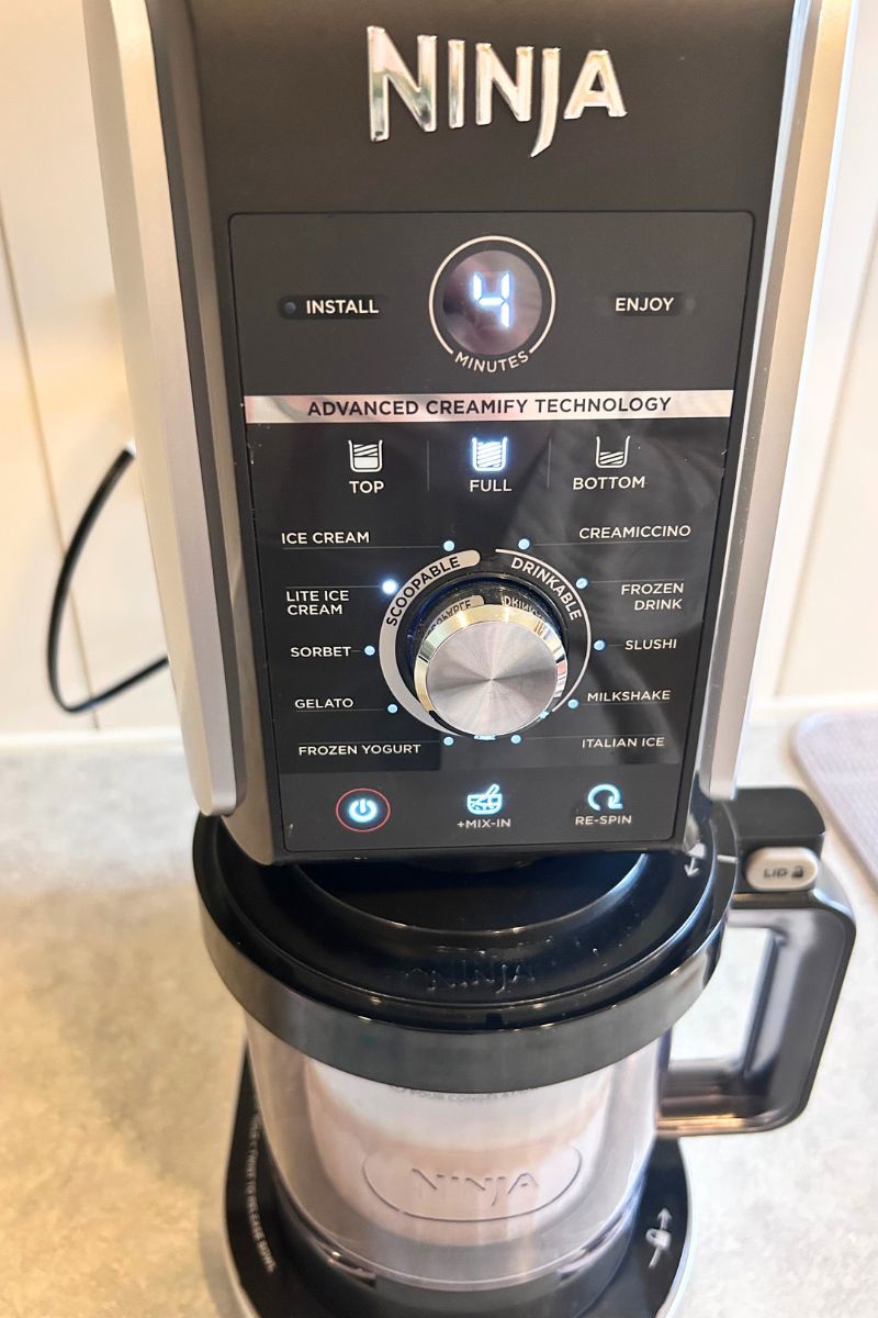 Ninja Creami Deluxe machine