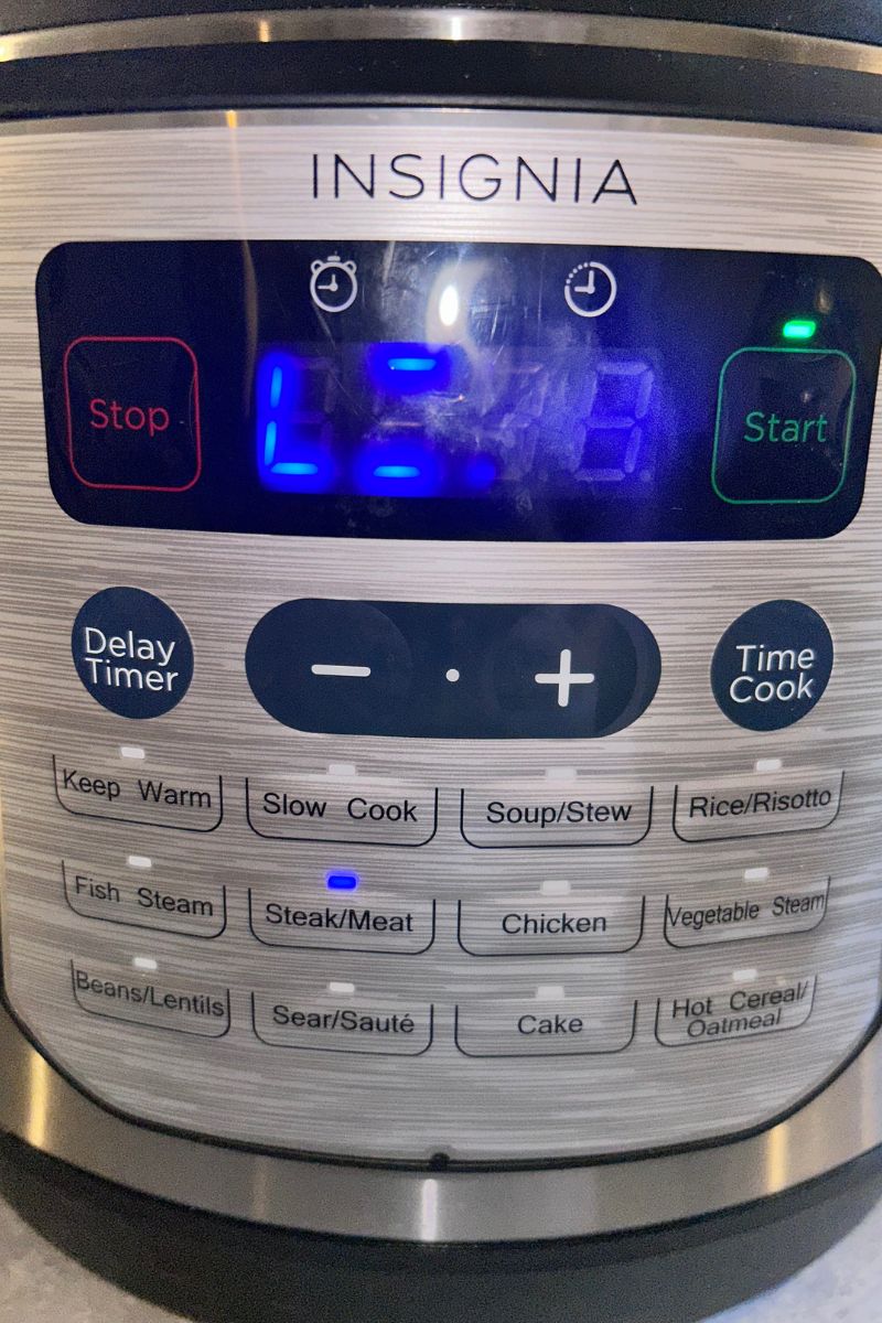 pressure cooker settings