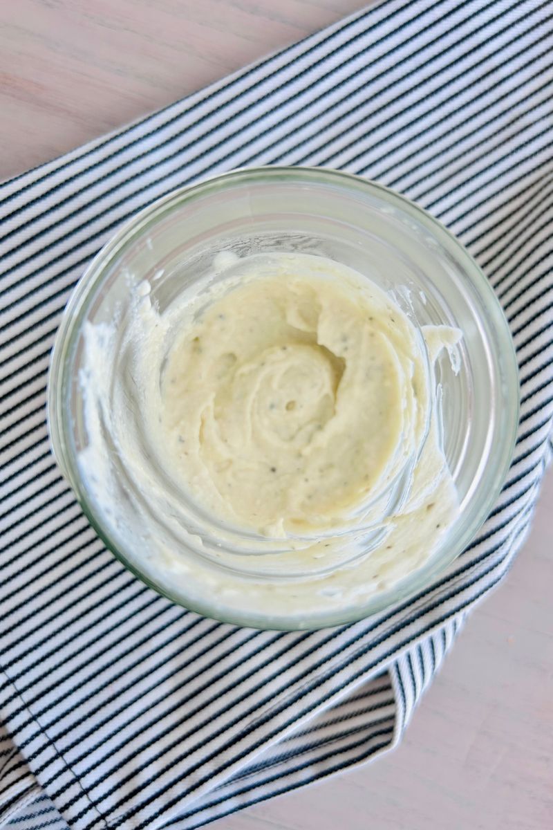 jar of protein cottage cheese sauce